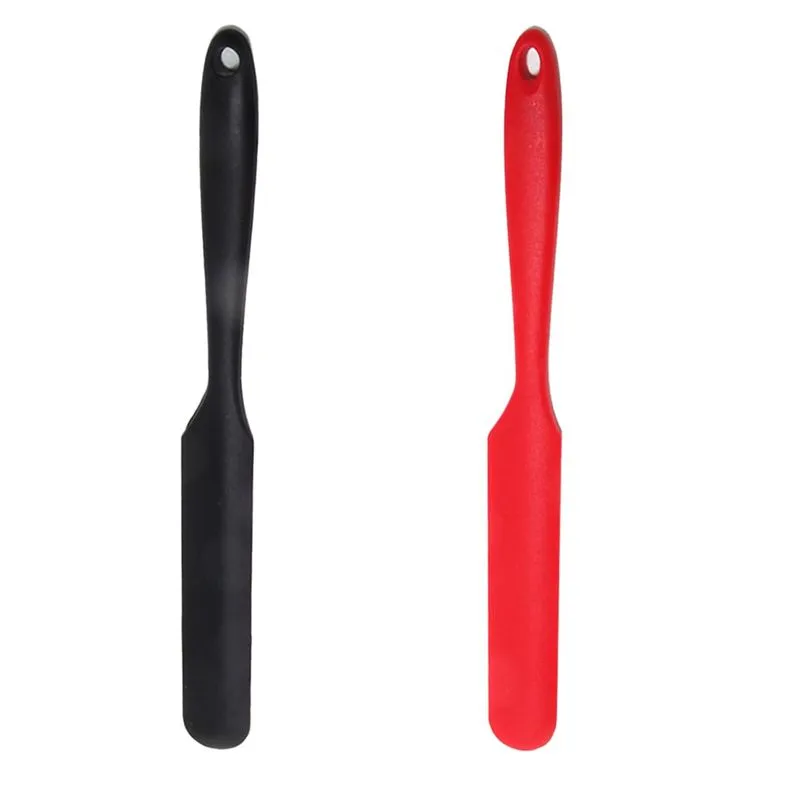 Silicone Jar Scraper Long Handle Jam Spreader Peanut Butter Kitchen Spatula