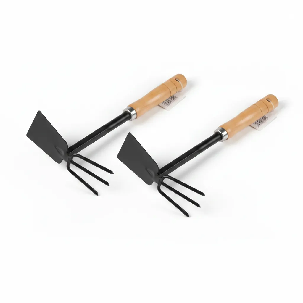 Garden Tool Hand Hoe - Durable Manganese Steel for Weeding & - 2 Pack
