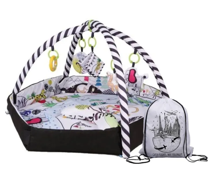 Baby Activity Gym & Ball Pit 4 in 1 with Storage Bag