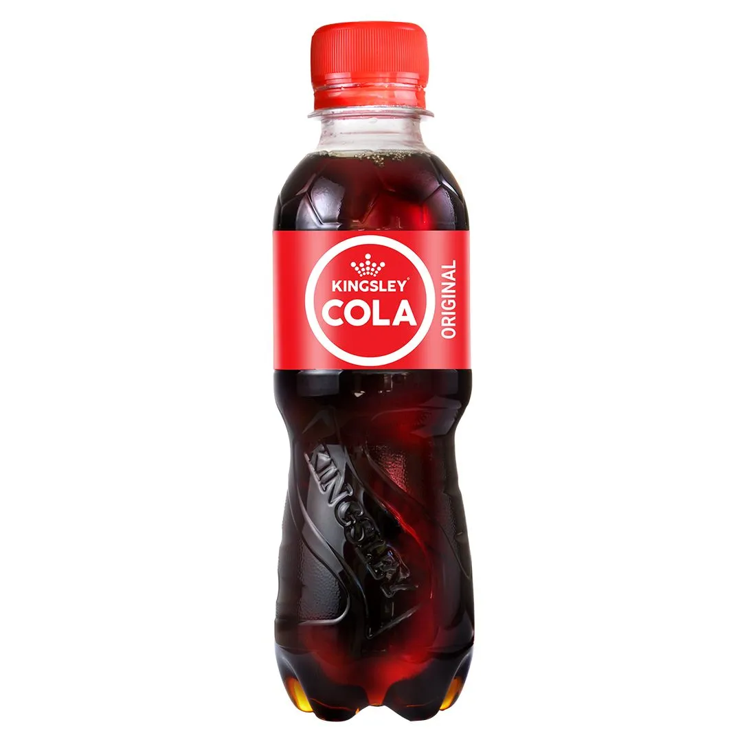 Kingsley Sparkling Soft Drink (24 x 330ml PET) - Cola