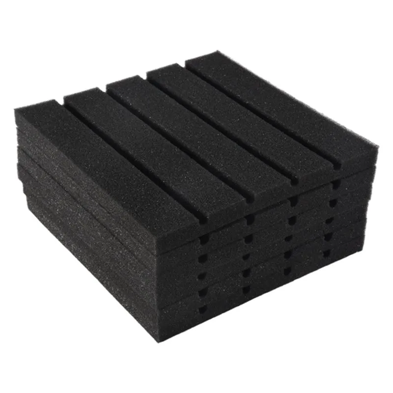 6pcs Recording Studio Soundproofing Acoustic Panels Foam Thick Sponge Light