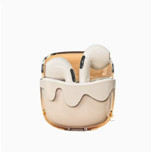 Cream Melt Wireless Headphones