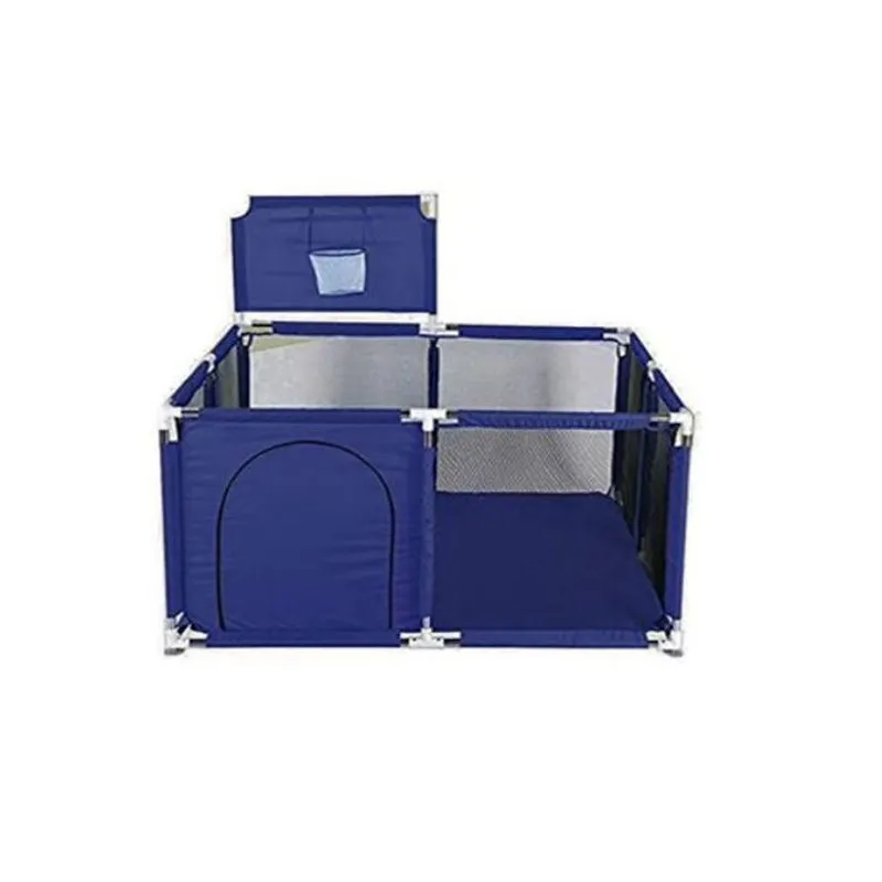 Baby Playpen - Square - Blue