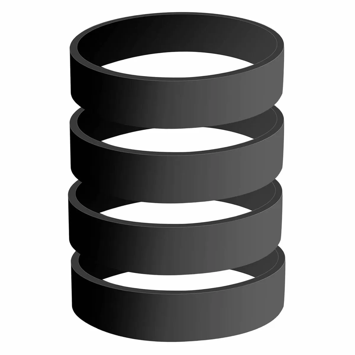 4Pieces Vacuum Belts Replacement Compatible with Kirby Vacuum Cleaner
