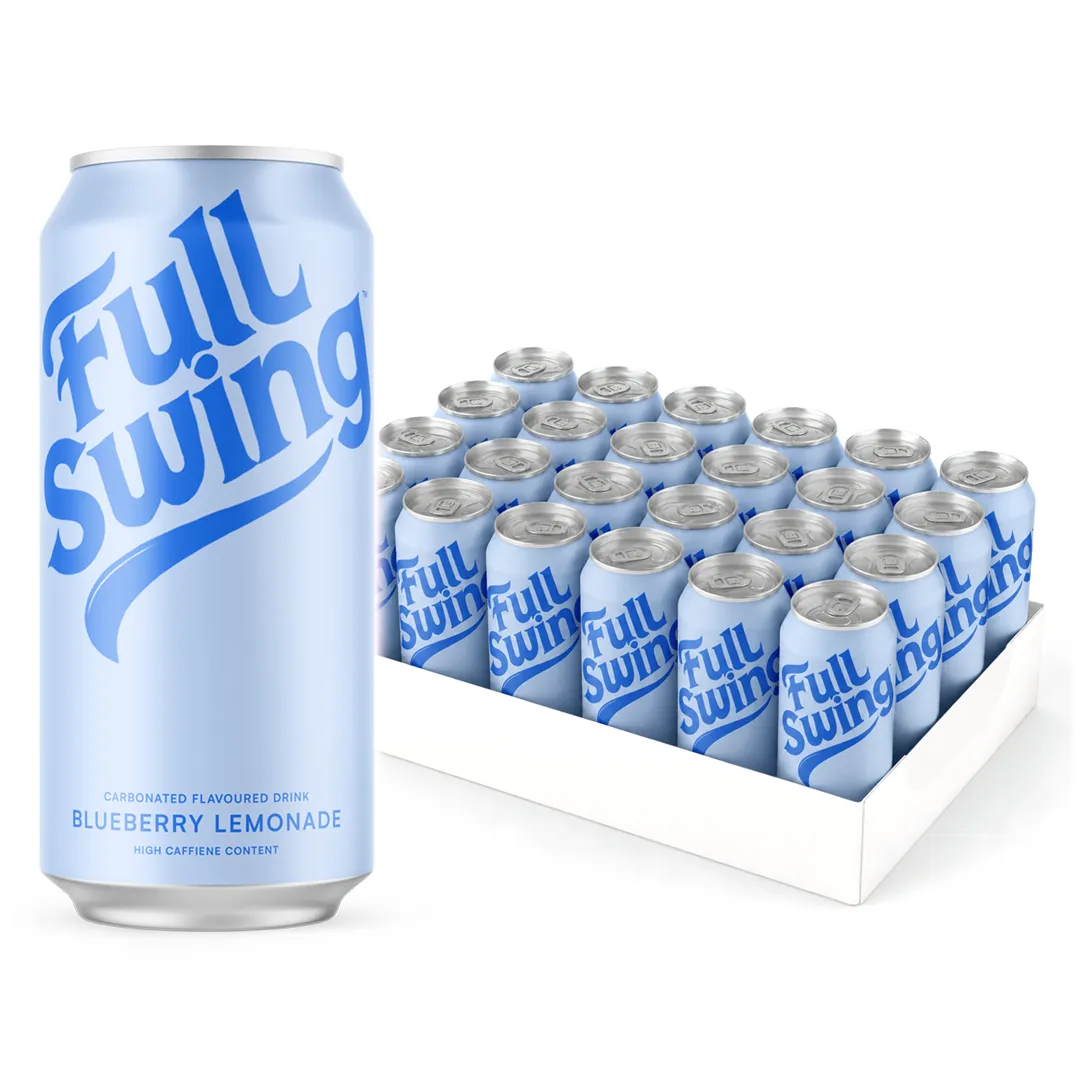 Full Swing Alternative Energy Drink Blueberry Lemonade (24 x 440ml)