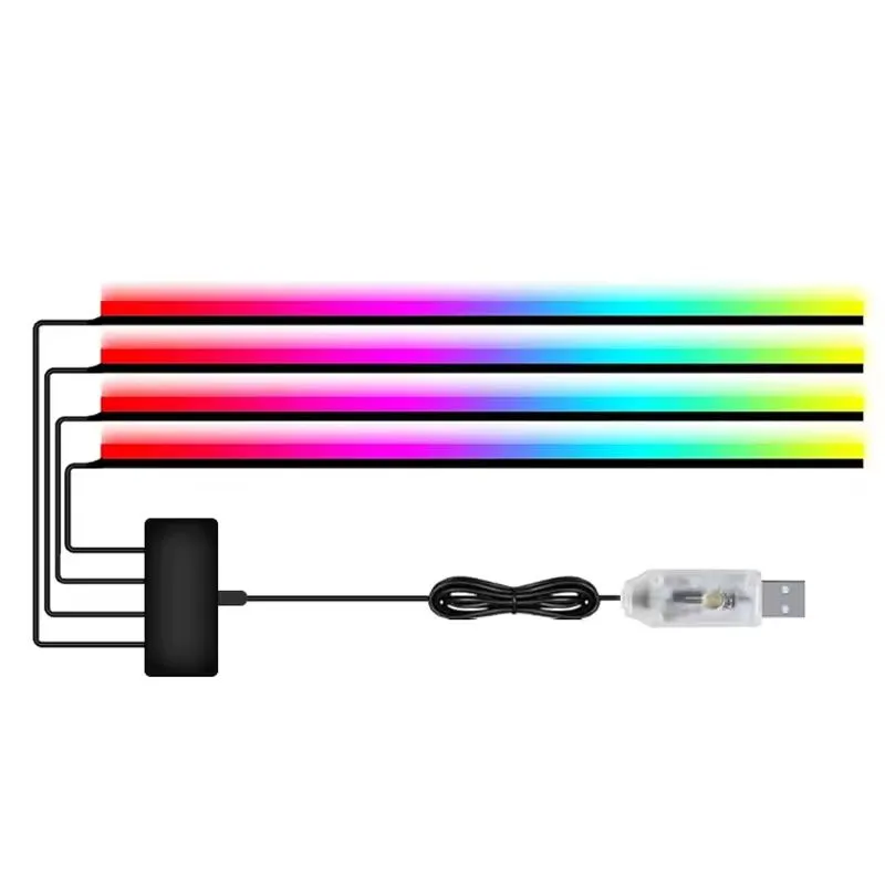 Car Door Ambient LED Light Strip Kit 3.5m Interior Door Lighting (4 Doors)