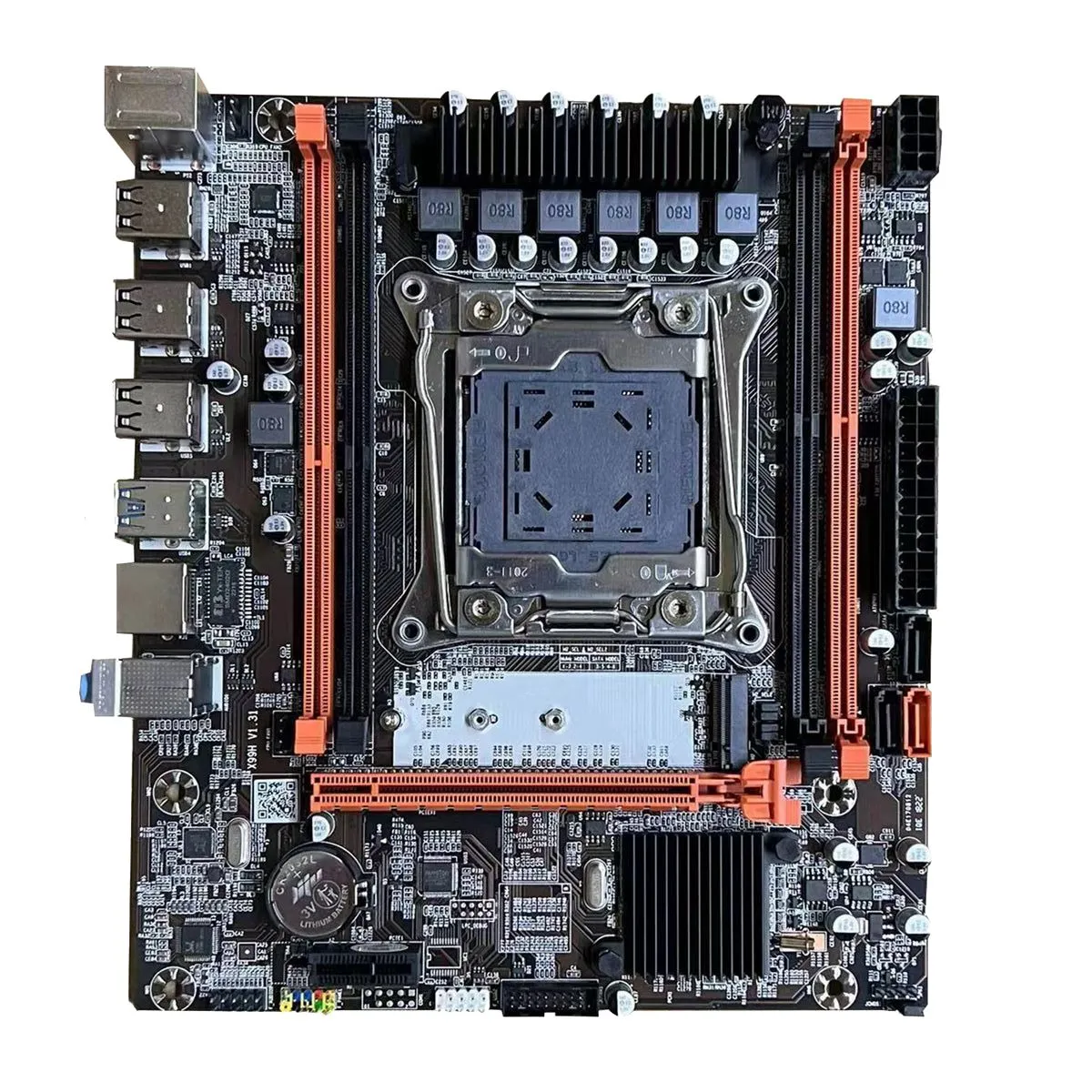 X99H Desktop Motherboard+Switch Cable Lga2011-V3 B85 Chip Ddr3X4