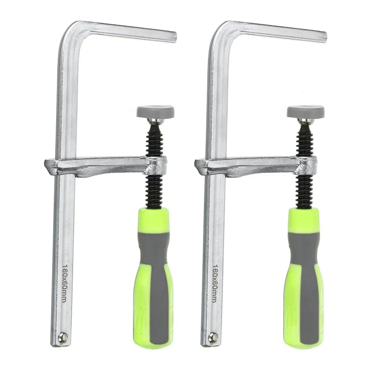 2Pcs Quick Adjust Screw Handle Track Saw Rail Clamps