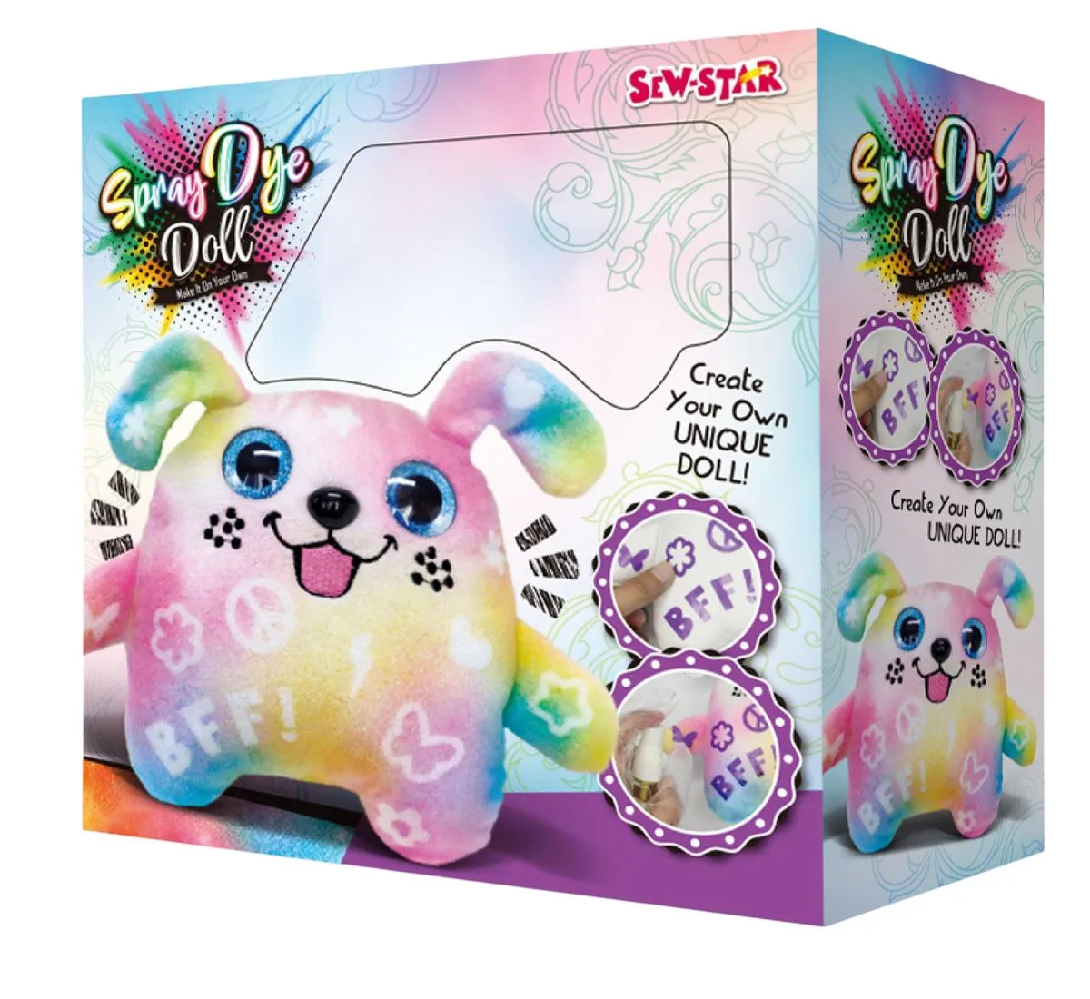 Sew-Star Spray Dye Doll - Create Your Own Cute Bunny