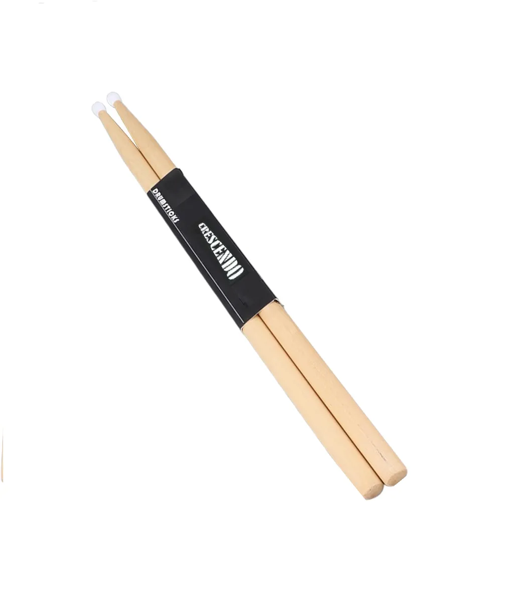 Crescendo Premium Drum sticks Nylon tip - 5A