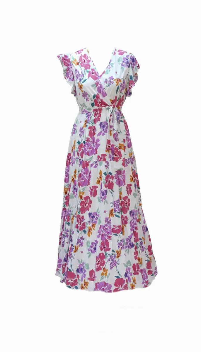 Floral Tiered Maxi Dress