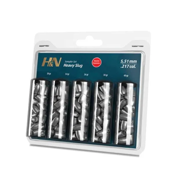 H&N Heavy Slug Sampler Pack .217 Cal