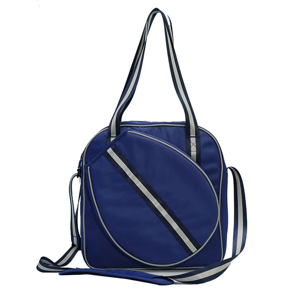 All-In-One Sport Bag - Badmington - Tennis - Squash - Paddle Racket Bag - Navy