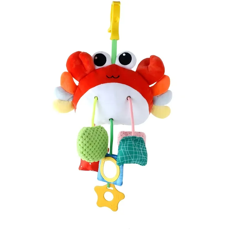 Baby Hanging Bed Bell Toy For Newborns baby Plush Creature Rattle Bell