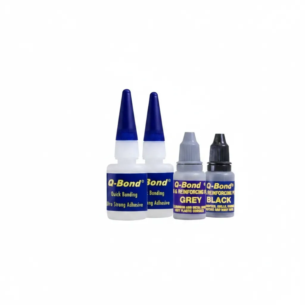 Q-Bond Small Repair Kit - 2 x 10ml Adhesive Tubes with Powders