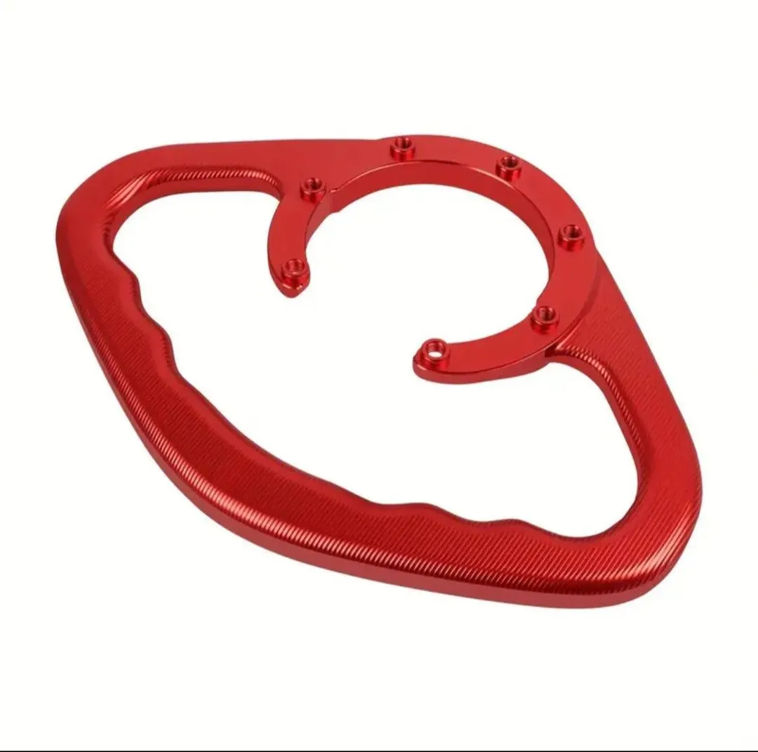 Motorcycle Passenger Tank Grab Handles - Red