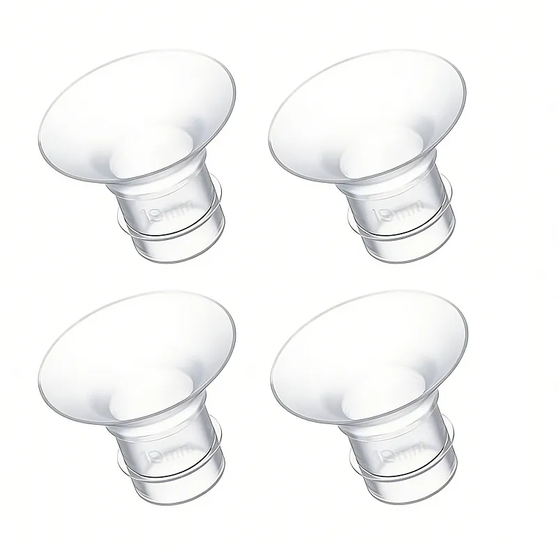 Breast Pump Flange Insert 19mm, 4PCS Compatible with 24mm Shield
