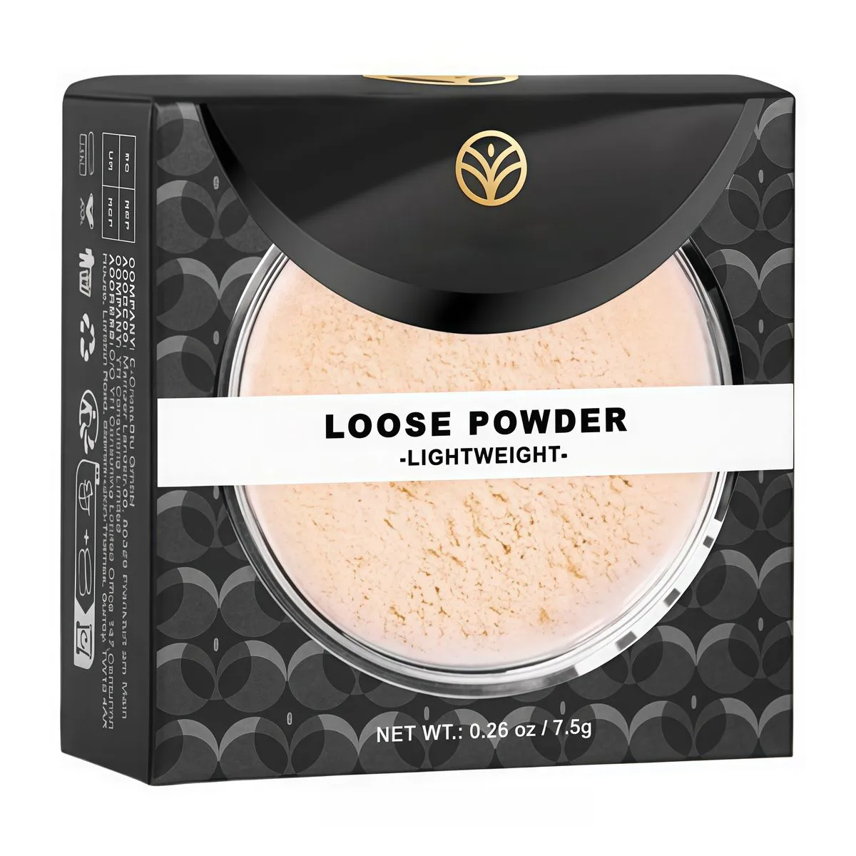Translucent Loose Setting Powder For Face Makeup - Brown