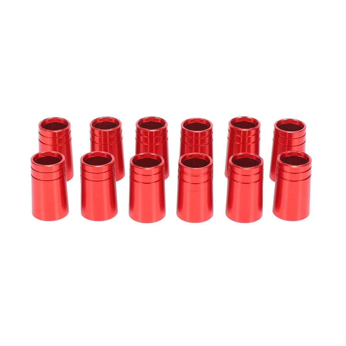 12Pcs/Pack Golf Ferrules .370 Aluminum 22mm for Irons Shafts Golf