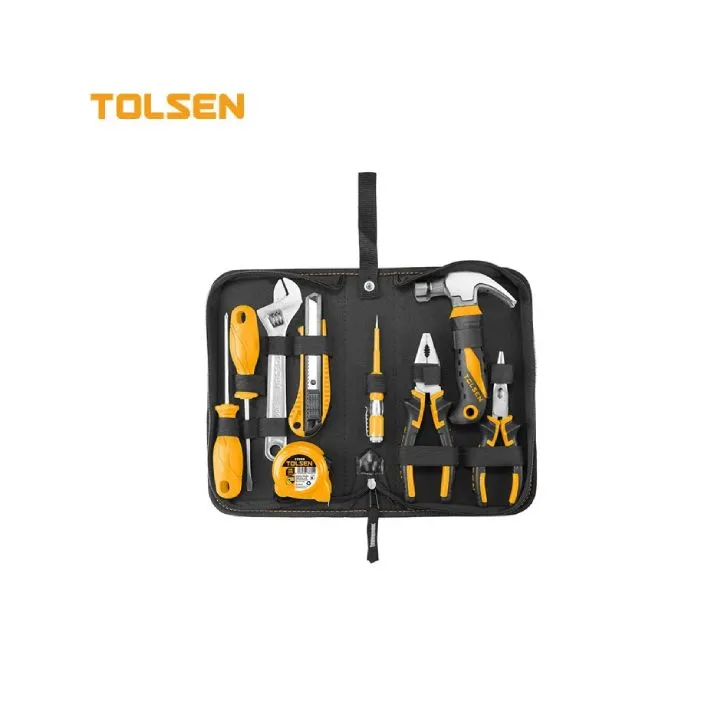Tolsen - Tool Set 9 Piece in Canvas Carry Bag
