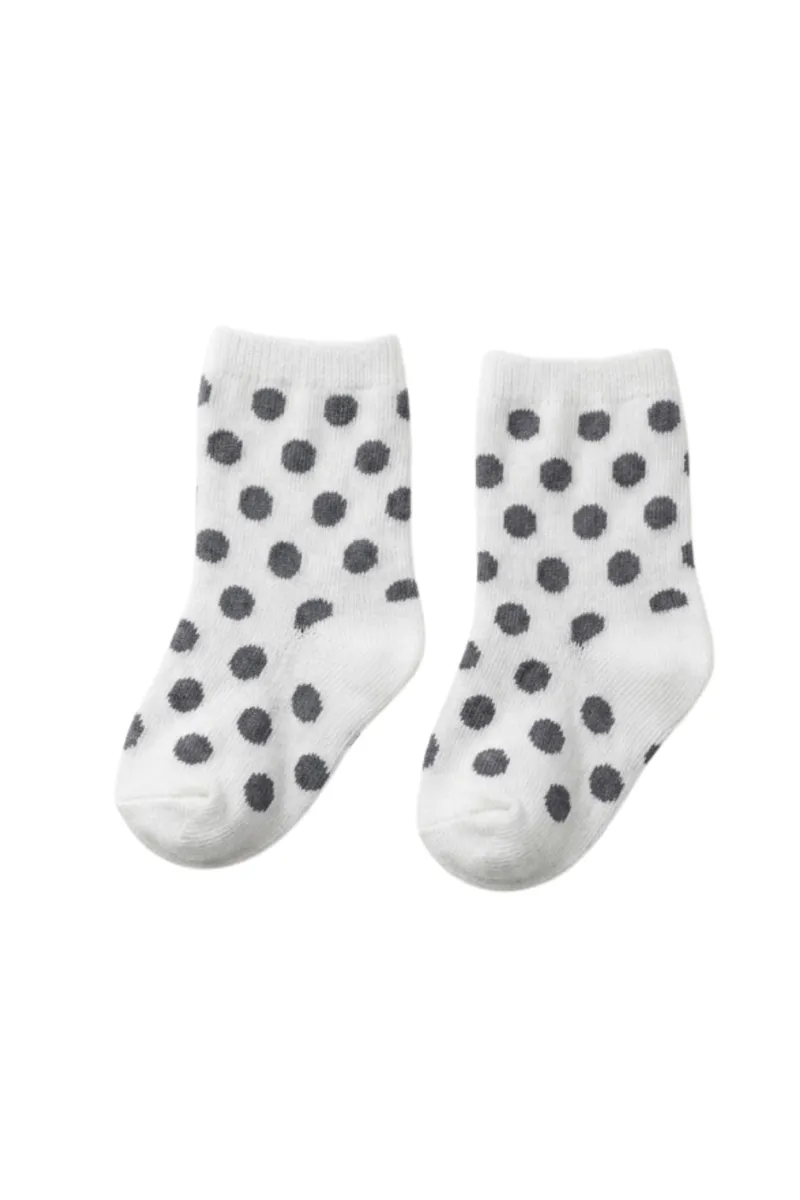 Dottie Tots Polka Dot Baby Socks 3 Months