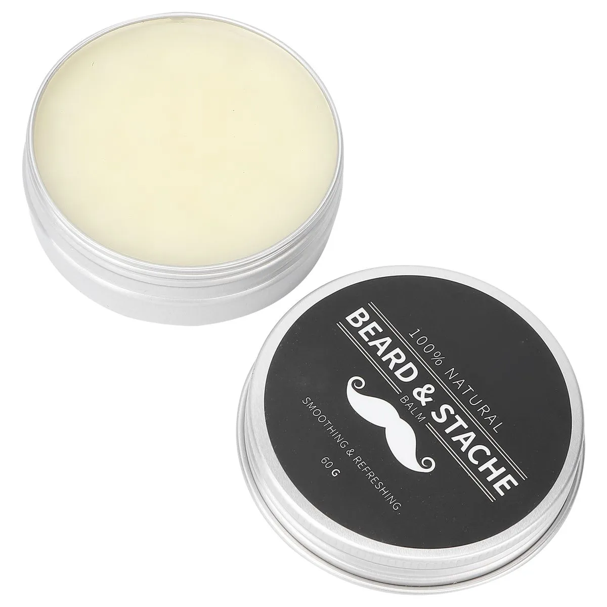 Men's Beard and Moustache Wax Cream Conditioner 60g