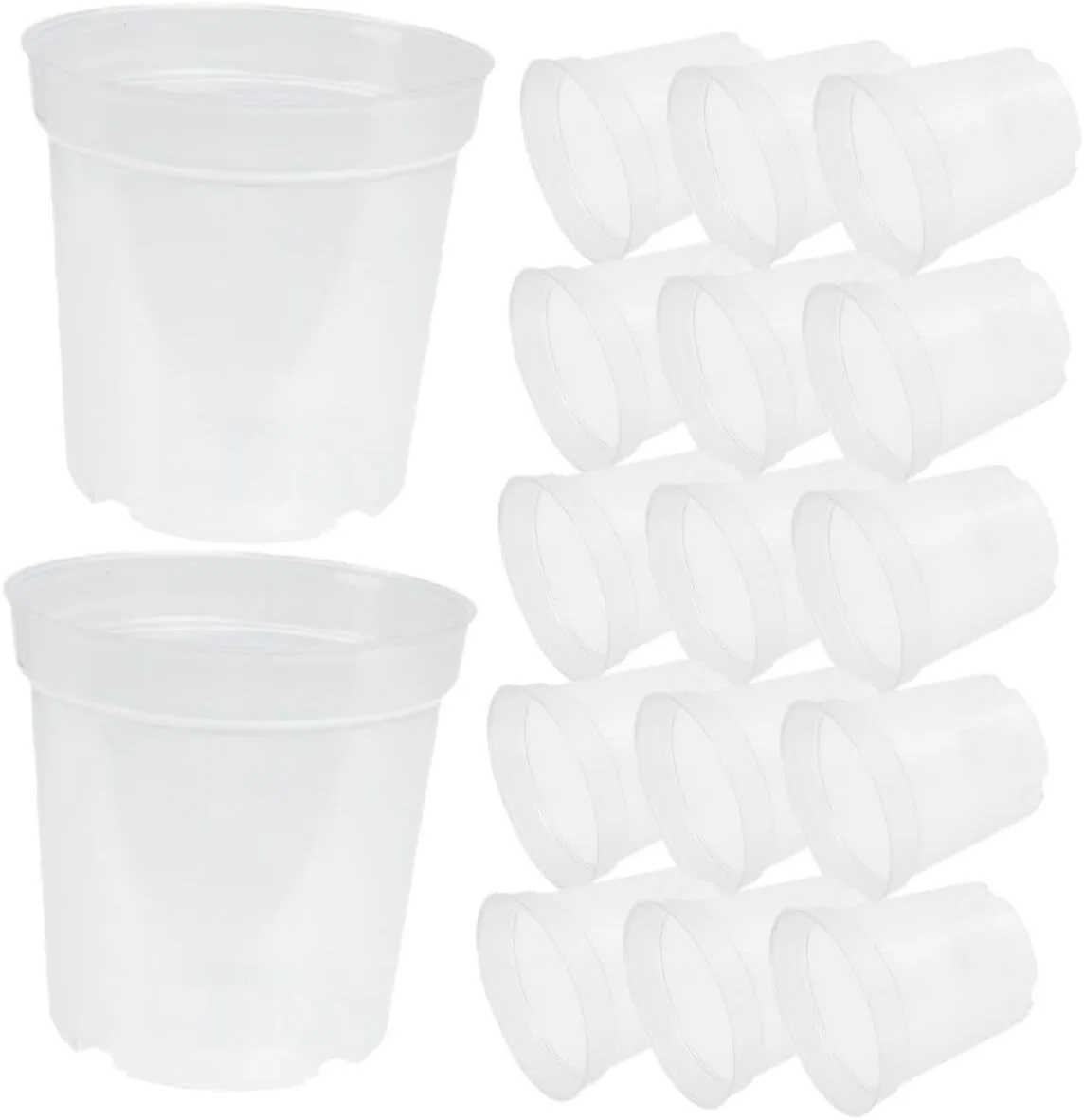 Plastic Nursery Ventilated Seedling Planter Pots For Garden Propagati