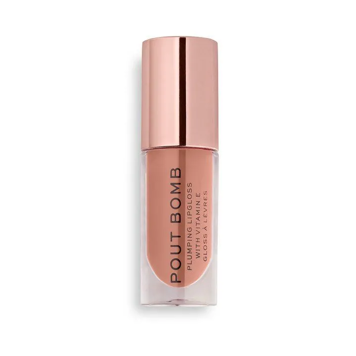 Revolution Beauty Pout Bomb Plumping Lip Gloss - Candy Pink