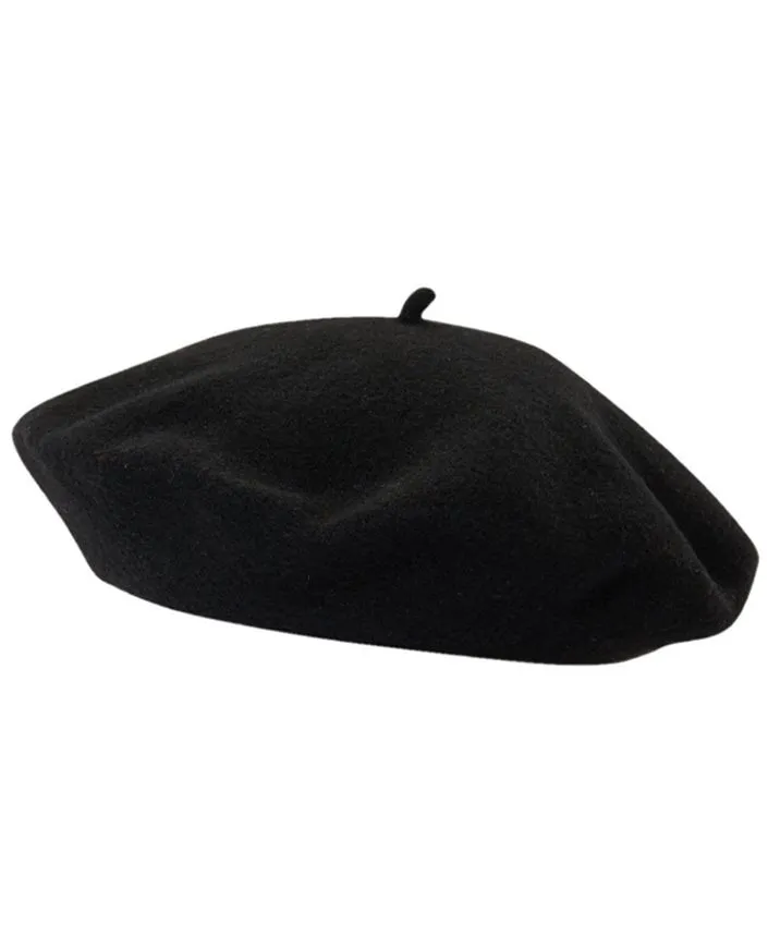 Layla Stylish Women Beret - Black