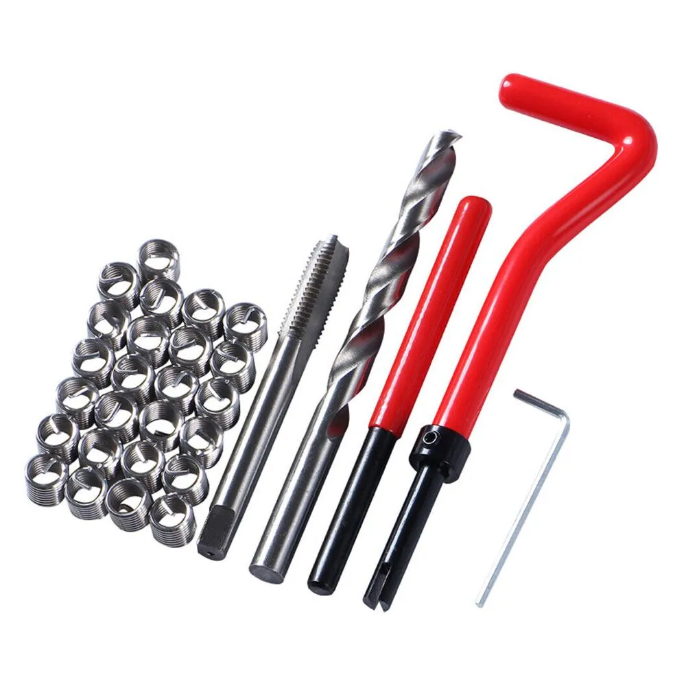 Tool DIY Multifunctional Damaged/ Worn Thread 30 Piece Repair Kit (Size:M6)