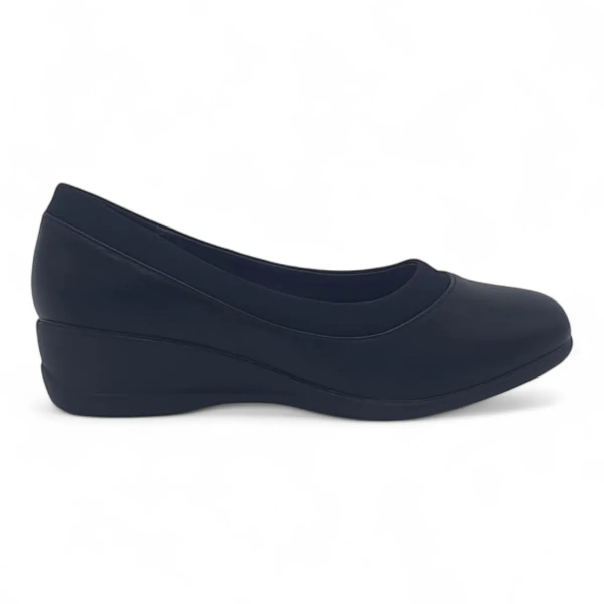 TTP Women's Low Wedge Heel Court Shoe PSL5047