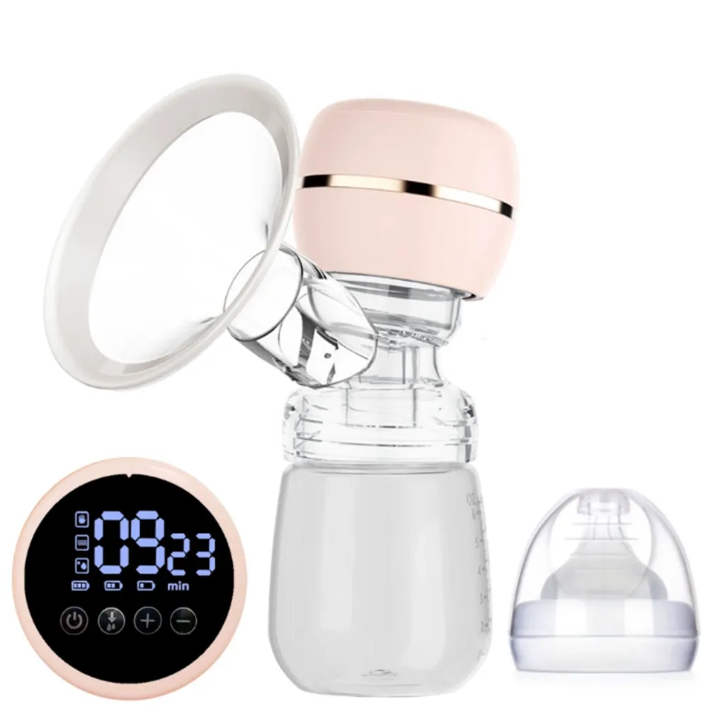 Electric breast pump,portable, backflow prevention,pink