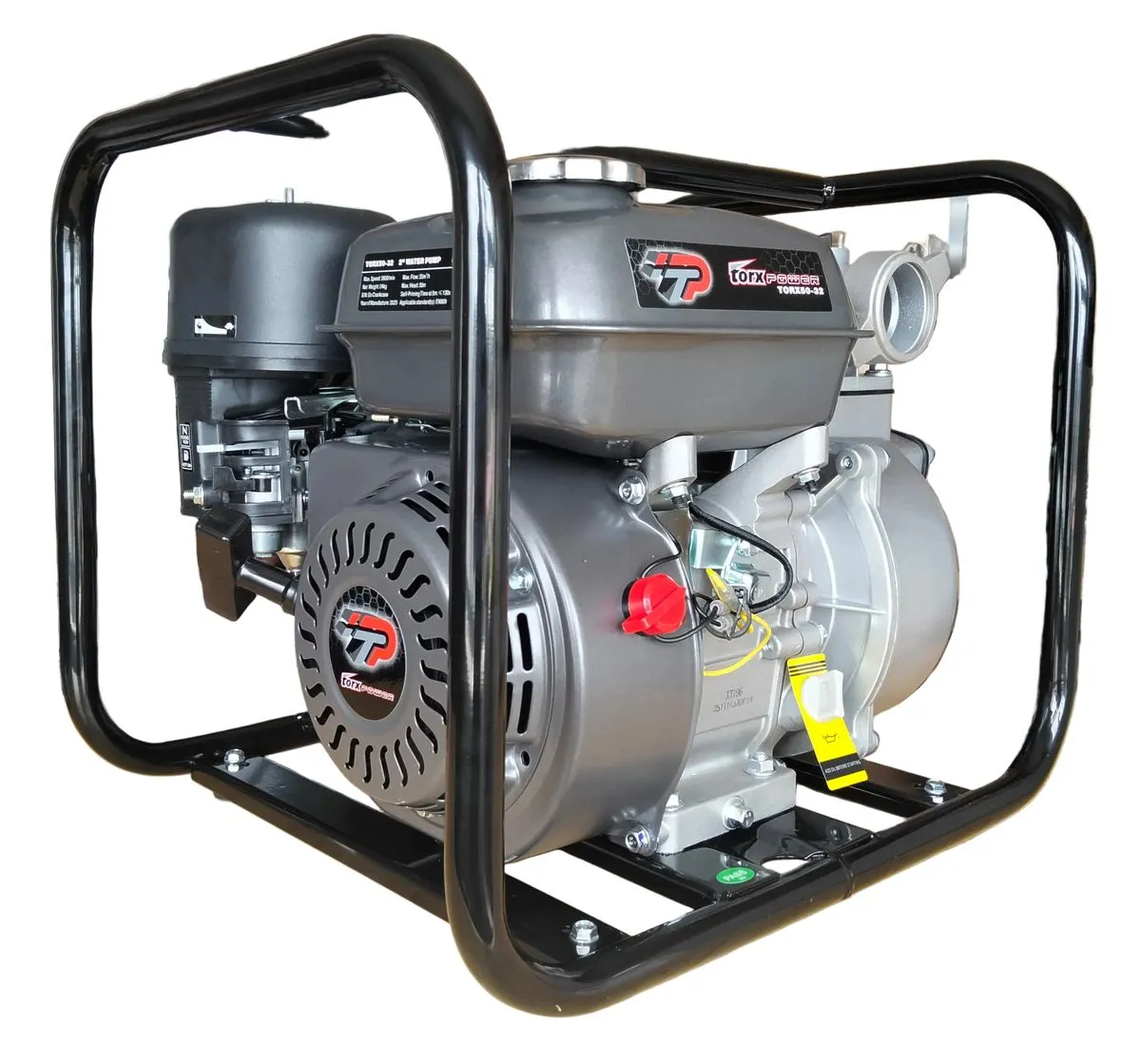 Torx 50mm/2 Petrol Powered Water Pump - High Flow Portable Transfer Pump