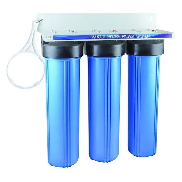 Whole House Triple Water Filter 20IN Wall Mount