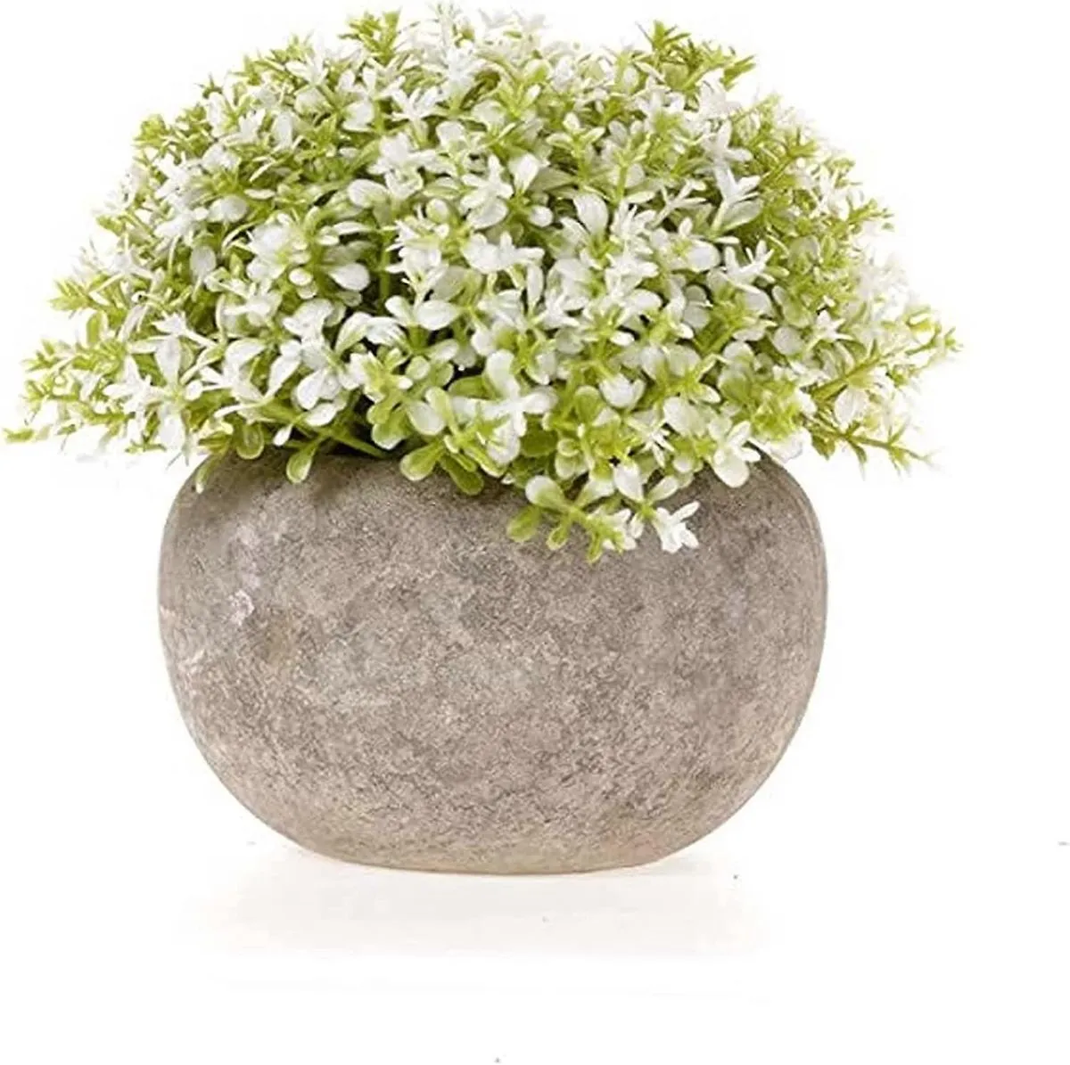Artificial Flowers Mini Artificial Pots Fake Plastic Plants Artificial