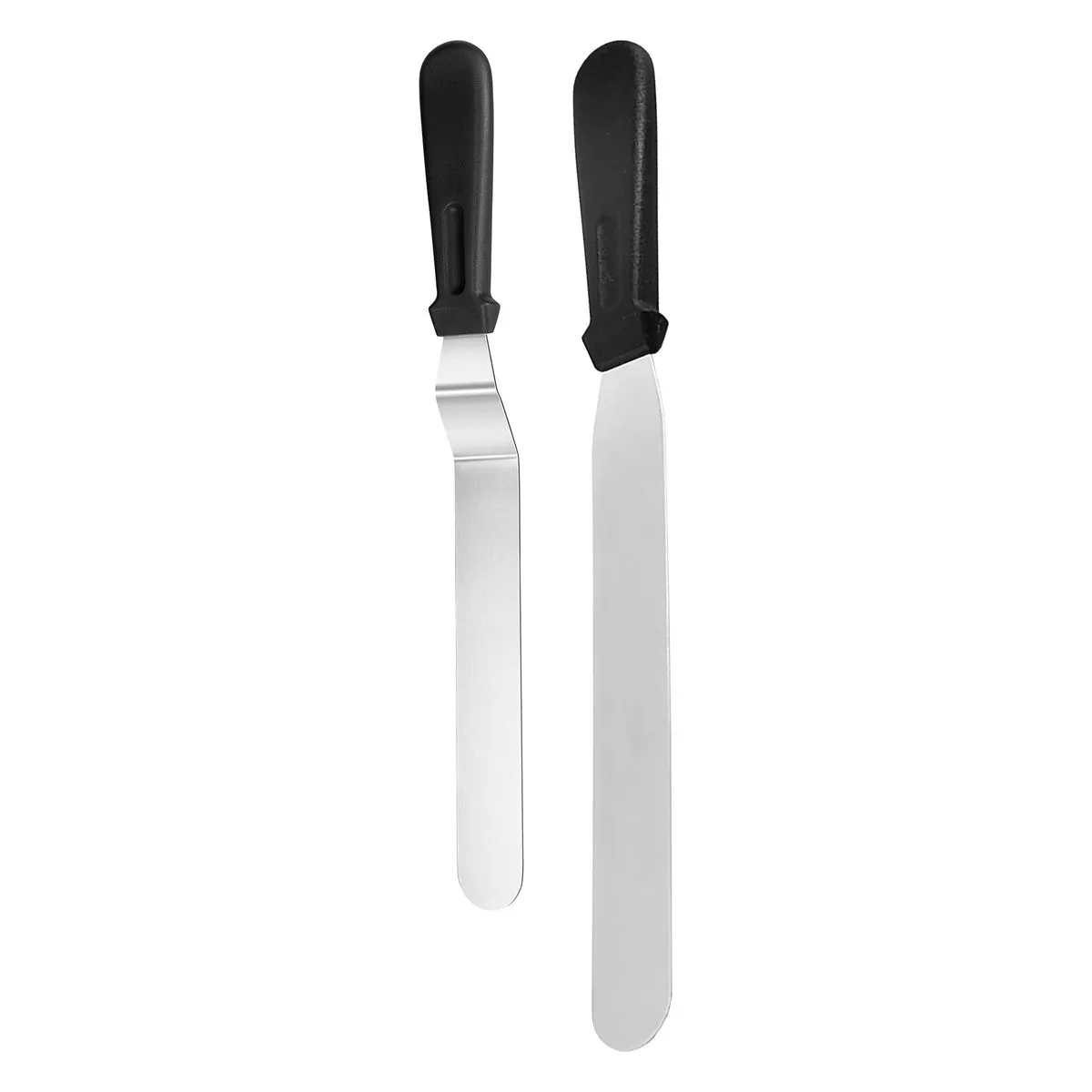 Regent Bakeware Large Icing Straight & Angled Spatulas St Steel 2 Piece Set
