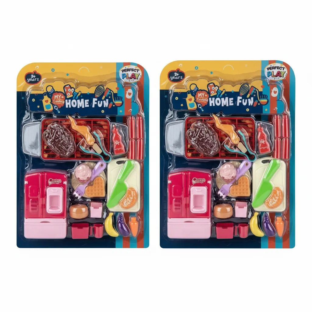 Perfect Play -Braai & Dessert Food Set for Kids - Imaginative Play - 2 Pack
