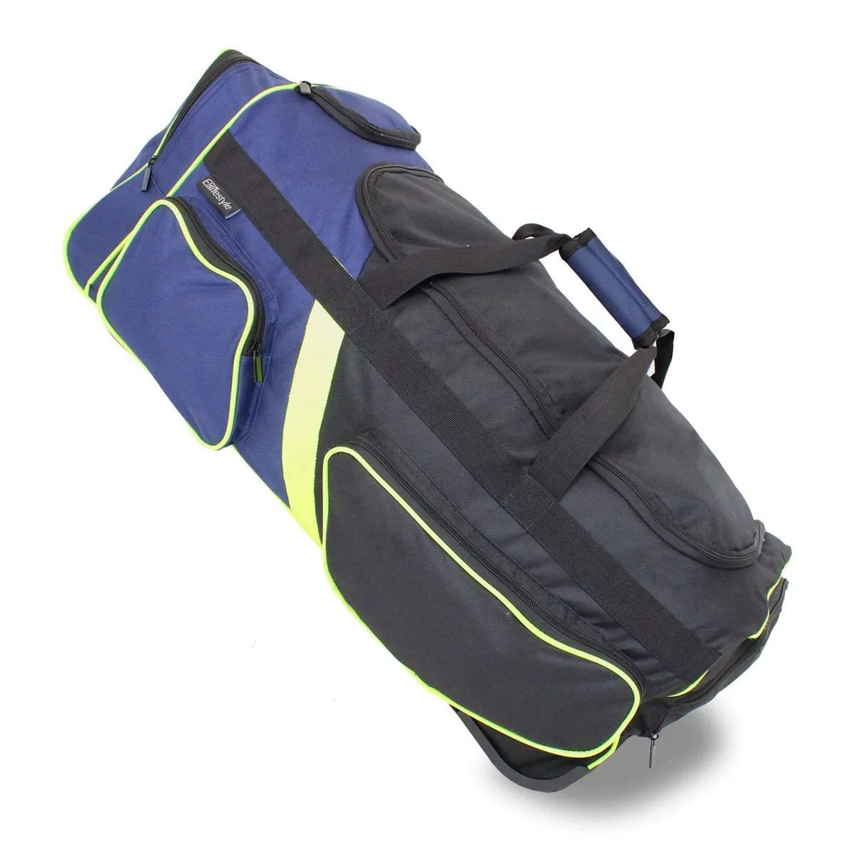 Travel Duffel Bag on Roller Wheels - 85.5 Litres - Navy - Cricket Bag