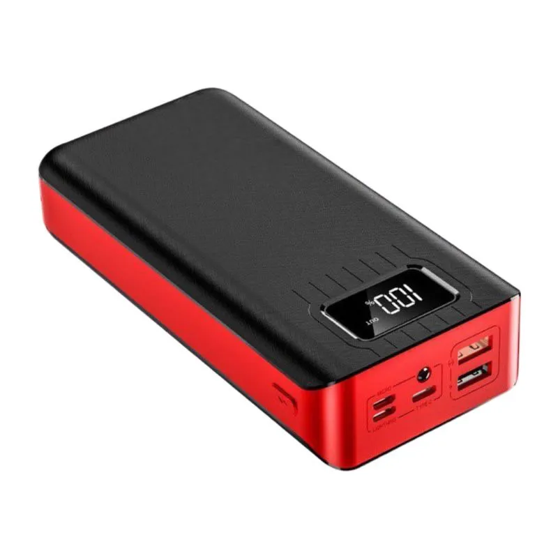 40000mAH Portable Fast Charging LED Screen Display Power Bank Q-CD701