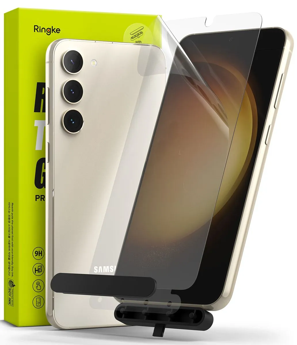 Premium Tempered Glass Screen Protector For Galaxy S23 Plus - 2 Pack