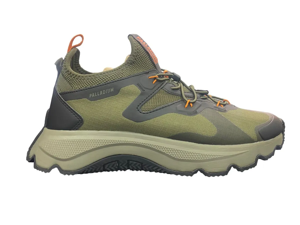 Palladium - Thunder LO Mens Olive Night Easy Lace Low Top Sneakers
