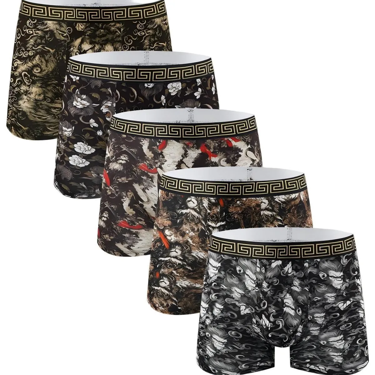IPSTYLE Men's Underwear Breathable Teenage Student Boxer Brief
