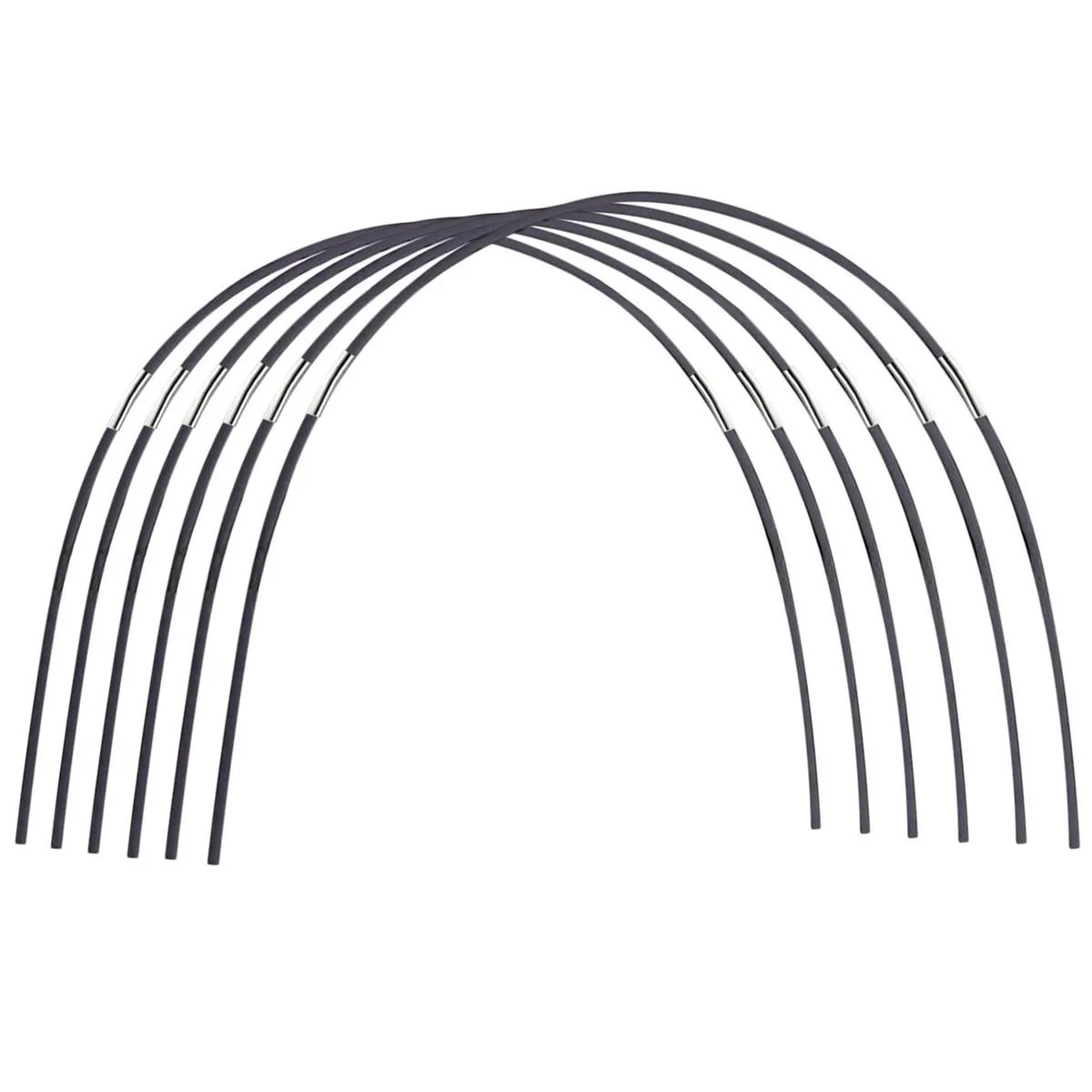 Garden Hoops Grow Tunnel, DIY Plant Support Garden Stakes Greenhouse Kit