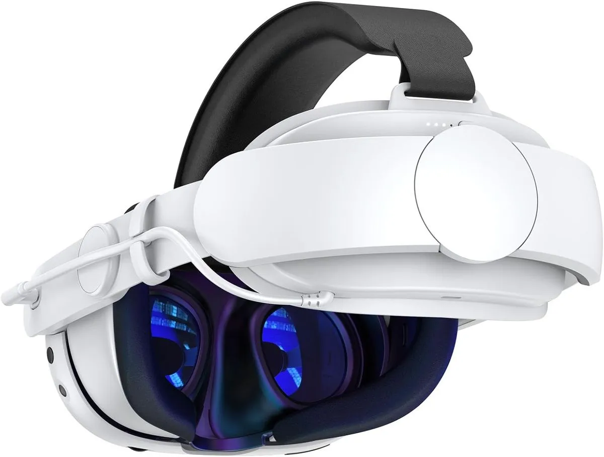 ABTOR 6000mAh VR Head Strap for Meta Quest 3/3S - Ergonomic Comfort