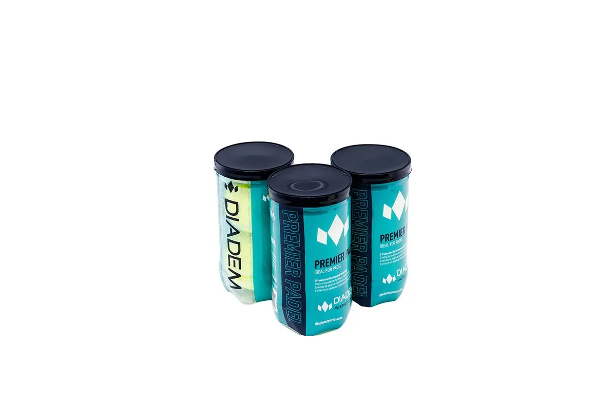 Diadem Premier Padel Balls - 6 balls