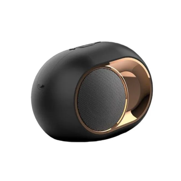 TWS Wireless Bluetooth Speaker, Deep Bass, TF Card, Smart Sound - Black
