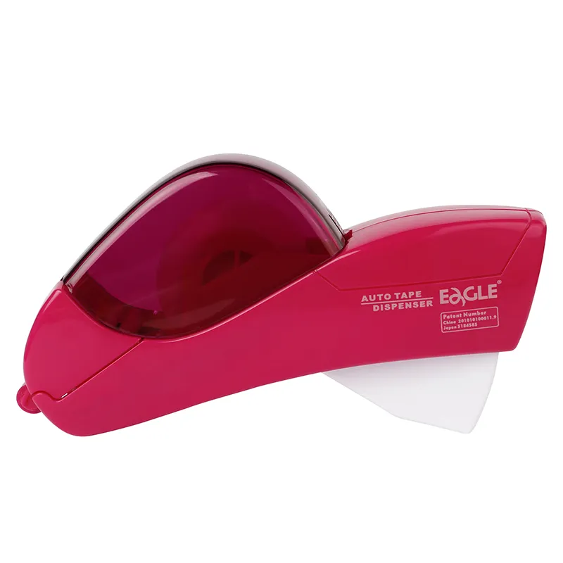 Automatic Tape Dispenser With One-Touch Operation - Pink