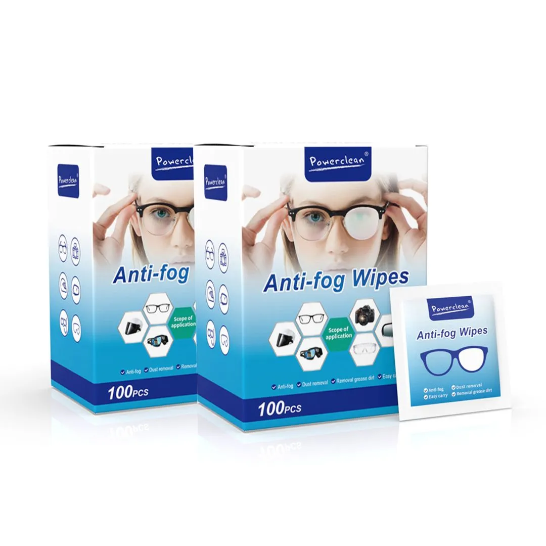 Lens Wipes for Eyeglasses Anti Fog Gentle Cleaner for Camera Goggles-200pcs