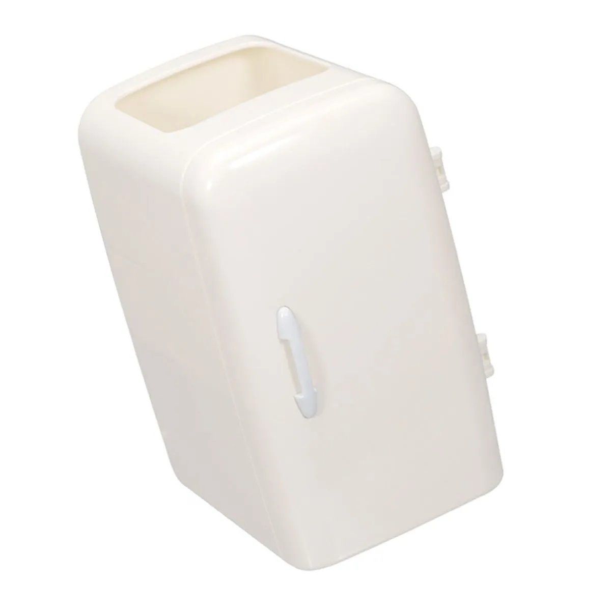 Small Desk Organizer Pen Pencil Holder, White, 8.7x10.5x13.9cm, 160g