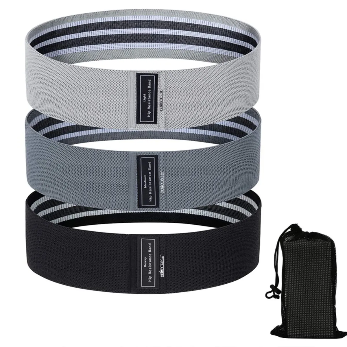Haiaveng Fabric Booty Bands, Exercise Band for Legs and Butt, Resistance
